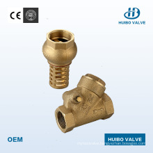 Brass Water Proof 1/2-1′′inch Foot Valve with Stainless Steel Filter